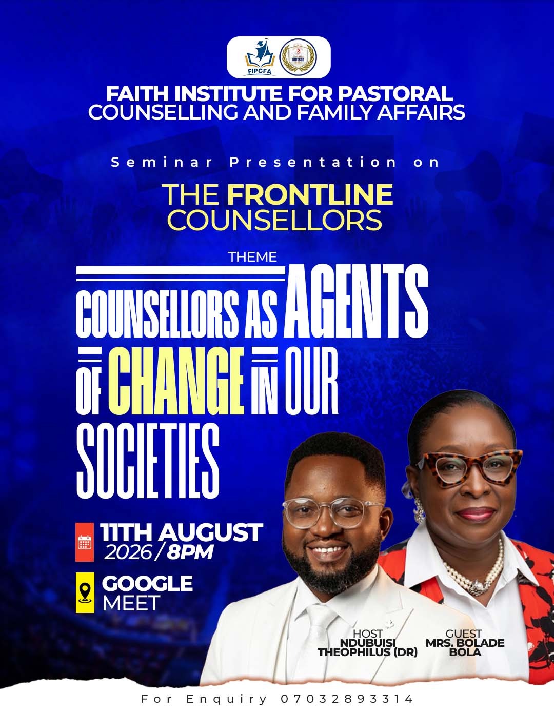 Frontline Counsellors Seminar Presentation